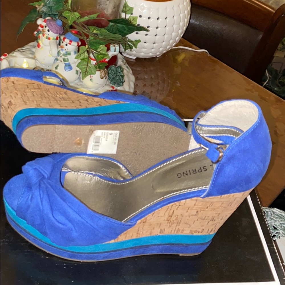 Call it Spring Blue Suede Shoes - Picture 3 of 4